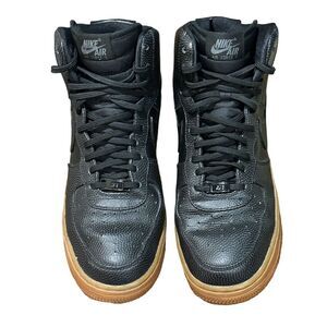 Nike Air Force 1 Black Gum 2016 Size 9 EU 40.5‎ EUC